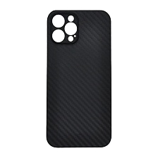 Чехол накладка для APPLE iPhone 12 (6.1"), iPhone 12 Pro (6.1"), силикон, карбон, цвет черный Чехол накладка для APPLE iPhone 12 (6.1"), iPhone 12 Pro (6.1"), силикон, карбон, цвет черный