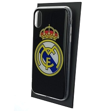 Чехол накладка для APPLE iPhone XR, силикон, глянцевый, рисунок Корона CMF