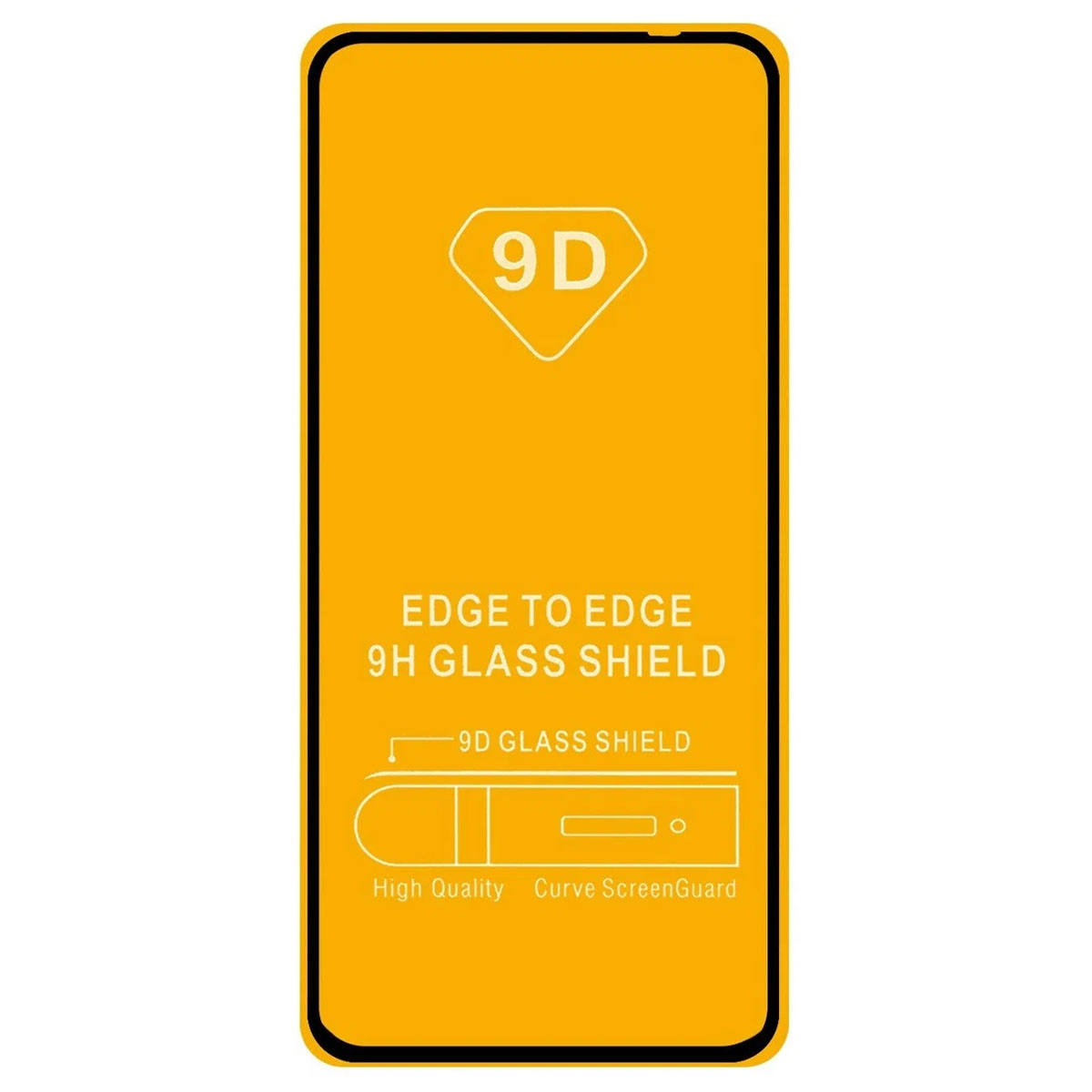 Защитное стекло 9D для Realme GT, OnePlus Nord 2, Nord CE, цвет черный