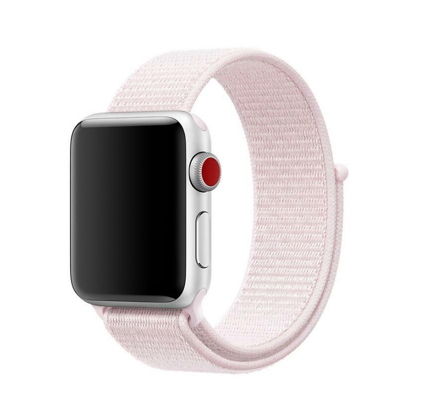 Ремешок для часов Apple Watch (42-44 мм), нейлон, цвет Pearl Pink (18).