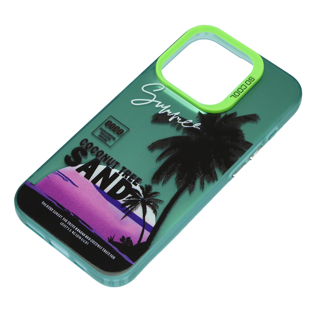 Чехол накладка для APPLE iPhone 15 Pro (6.1"), пластик, силикон, рисунок COCONUT TREE SAND Чехол накладка для APPLE iPhone 15 Pro (6.1"), пластик, силикон, рисунок COCONUT TREE SAND