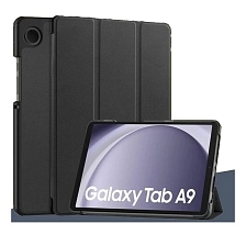 Чехол книжка для SAMSUNG Galaxy Tab A9, диагональ 8.7", (SM-X110, SM-X115), цвет черный