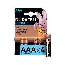 Батарейка Duracell UltraPower AAA LR03-BL4 Alkaline 1.5V