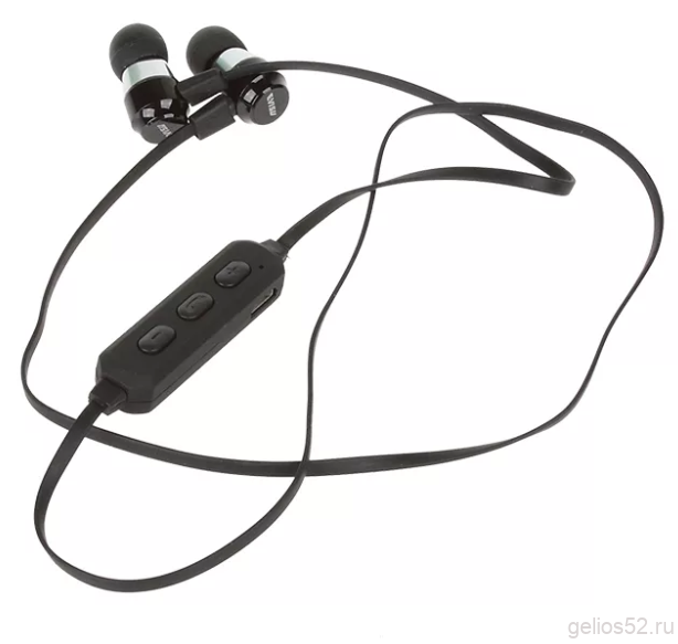 Гарнитура (наушники с микрофоном) беспроводная, EVISU EV-W1, цвет черный.