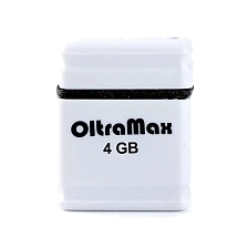 Флешка USB 2.0 4GB OltraMax 50, цвет белый