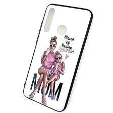 Чехол накладка R3 для HUAWEI P Smart 2019, Honor 10 Lite 2019, силикон, рисунок Mama of Drama girlMOM.