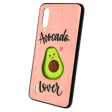 Чехол накладка для XIAOMI MI A3 LITE, MI CC9, MI 9 LITE, силикон, стекло, рисунок AVOCADO LOVER.