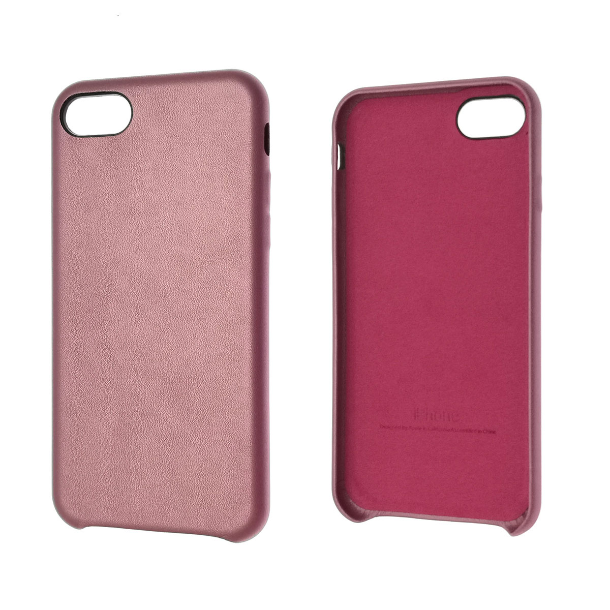Чехол накладка Leather Case для APPLE iPhone 7, 8, экокожа, пластик, цвет фиолетовый. Чехол накладка Leather Case для APPLE iPhone 7, 8, экокожа, пластик, цвет фиолетовый.