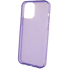 Чехол накладка Clear Case для APPLE iPhone 13 Pro Max (6.7), силикон 1.5 мм, цвет прозрачно сиреневый