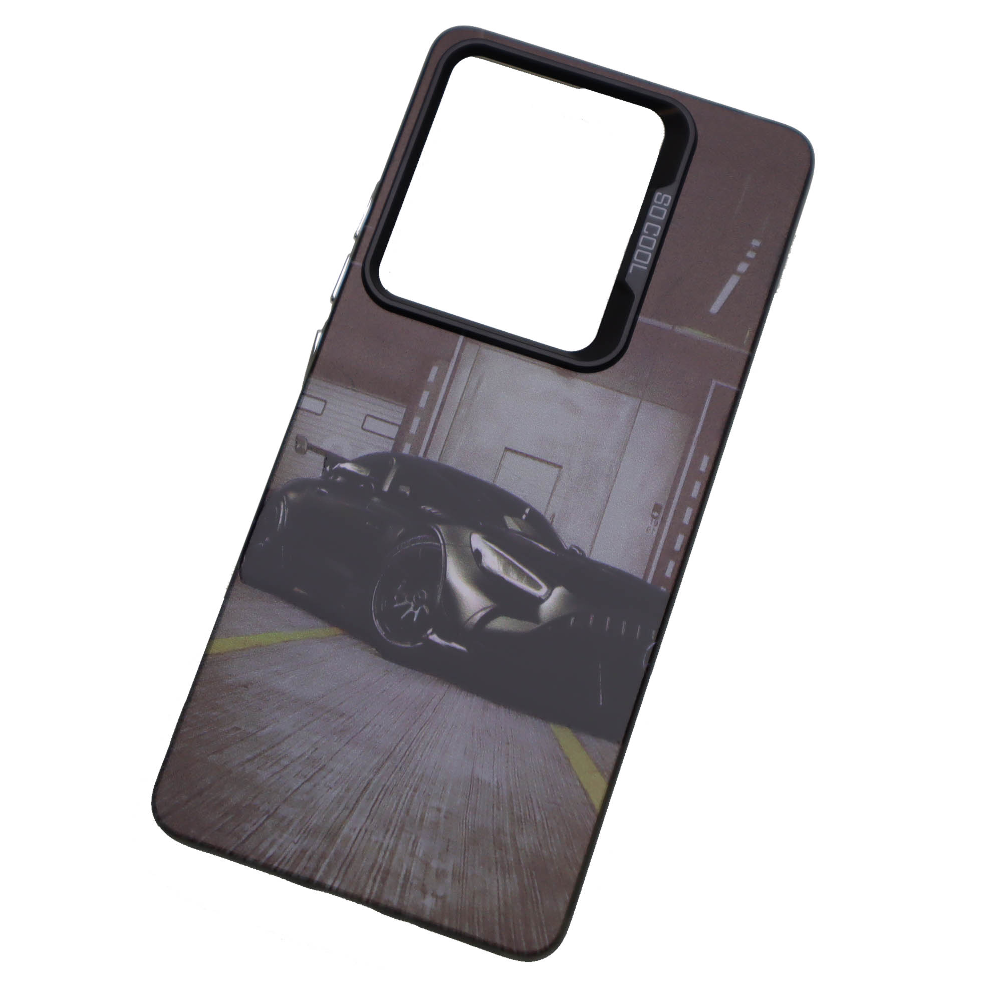 Чехол накладка для XIAOMI Redmi Note 13 Pro 4G, POCO M6 Pro 4G, пластик, силикон, рисунок Мерседес AMG GT Coupé