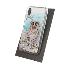 Чехол накладка TransFusion для APPLE iPhone XR, силикон, переливашка, рисунок Paris.