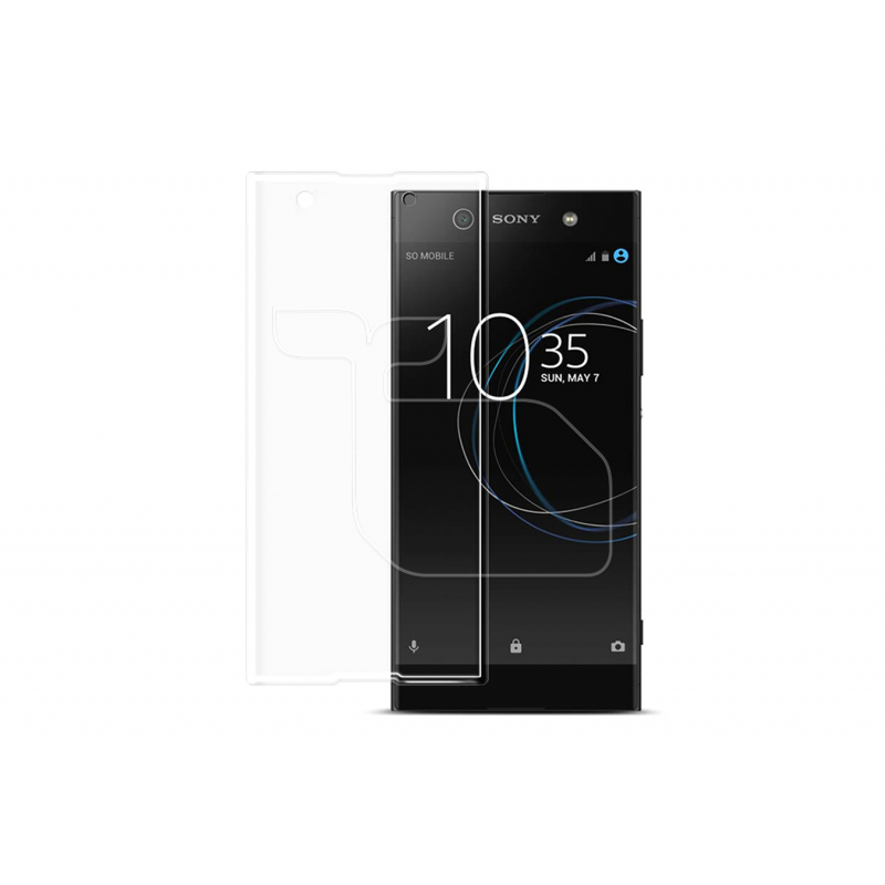 Защитное стекло 0.3mm 2.5D /прозрачное/ для Sony XA-2 ultra /техпак/.