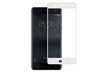 Защитное стекло 5D Full Glass /полный экран, упак-картон/ для Nokia 5 белый.
