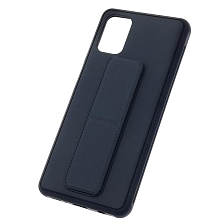 Чехол накладка L NANO для SAMSUNG Galaxy M31S (SM-M317), силикон, держатель, цвет темно синий
