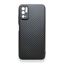 Чехол накладка для XIAOMI POCO M3 Pro, XIAOMI Redmi Note 10T, Redmi Note 10 5G, силикон, карбон, цвет черный Чехол накладка для XIAOMI POCO M3 Pro, XIAOMI Redmi Note 10T, Redmi Note 10 5G, силикон, карбон, цвет черный