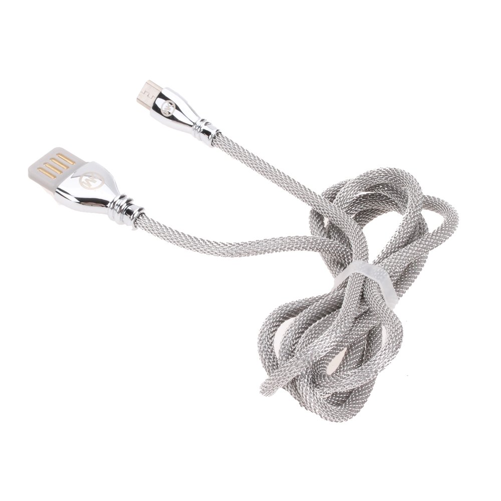 Кабель usb для Micro Gang Guano (металл) /в асс-те/.