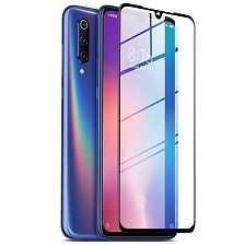 Защитное стекло 5D FULL GLUE для XIAOMI Mi 9 2019, цвет канта черный.