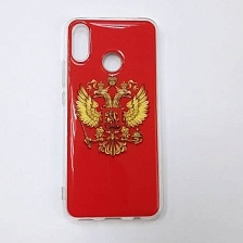 Чехол накладка для HUAWEI Nova 3i, силикон, рисунок Герб России