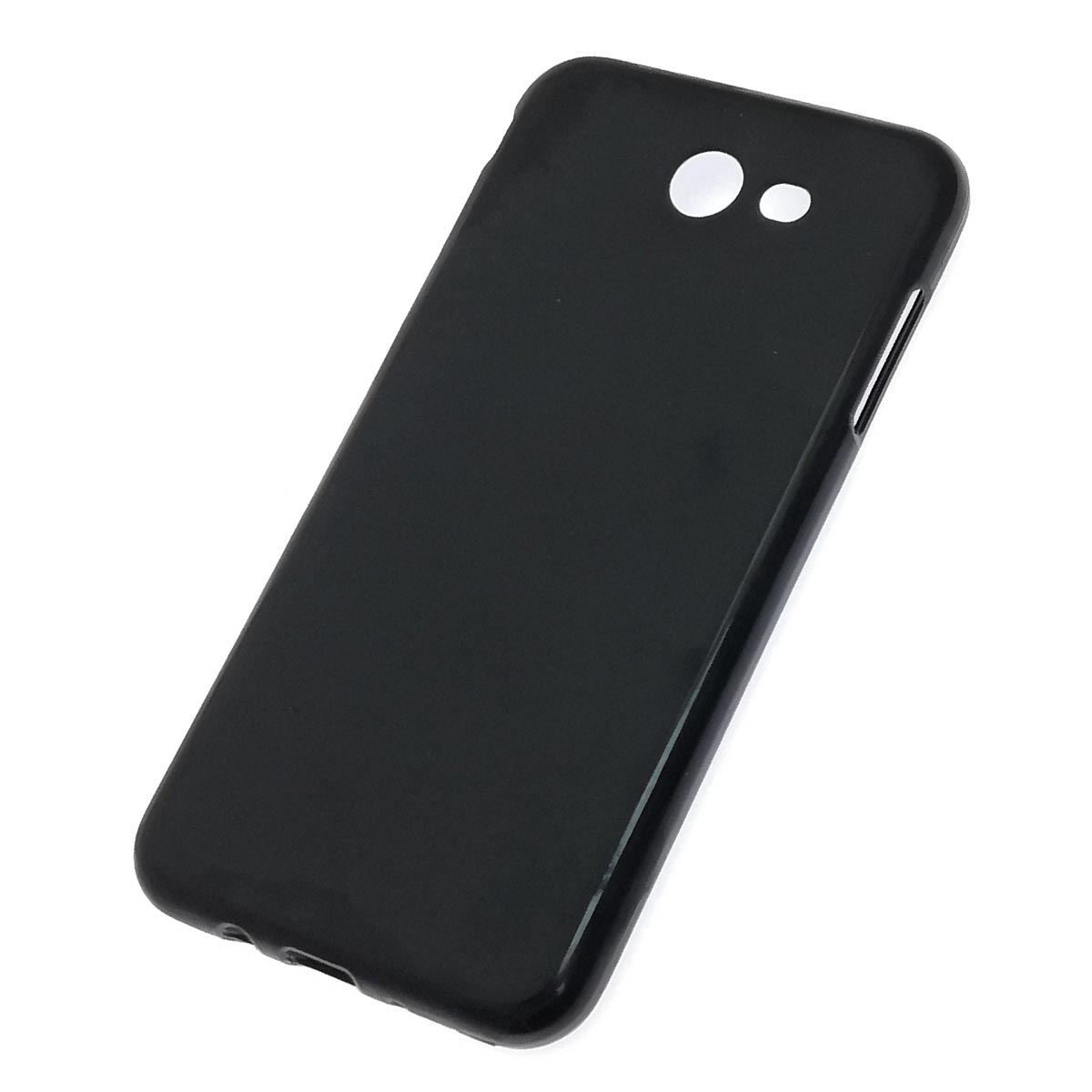 Чехол накладка для SAMSUNG Galaxy J7 2017 (SM-J720), силикон, матовый, цвет черный
