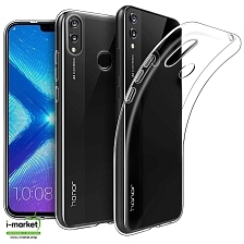 Чехол накладка TPU Case для HUAWEI Honor 8C (BKK-L21), силикон, прозрачный.