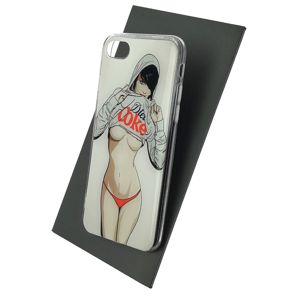 Чехол накладка для APPLE iPhone 7, iPhone 8, iPhone SE 2020, силикон, глянцевый, рисунок Dier Coke