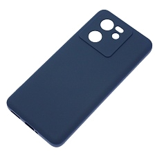 Чехол накладка Silicon Cover для XIAOMI 13T, XIAOMI 13T Pro, защита камеры, силикон, бархат, цвет темно синий Чехол накладка Silicon Cover для XIAOMI 13T, XIAOMI 13T Pro, защита камеры, силикон, бархат, цвет темно синий