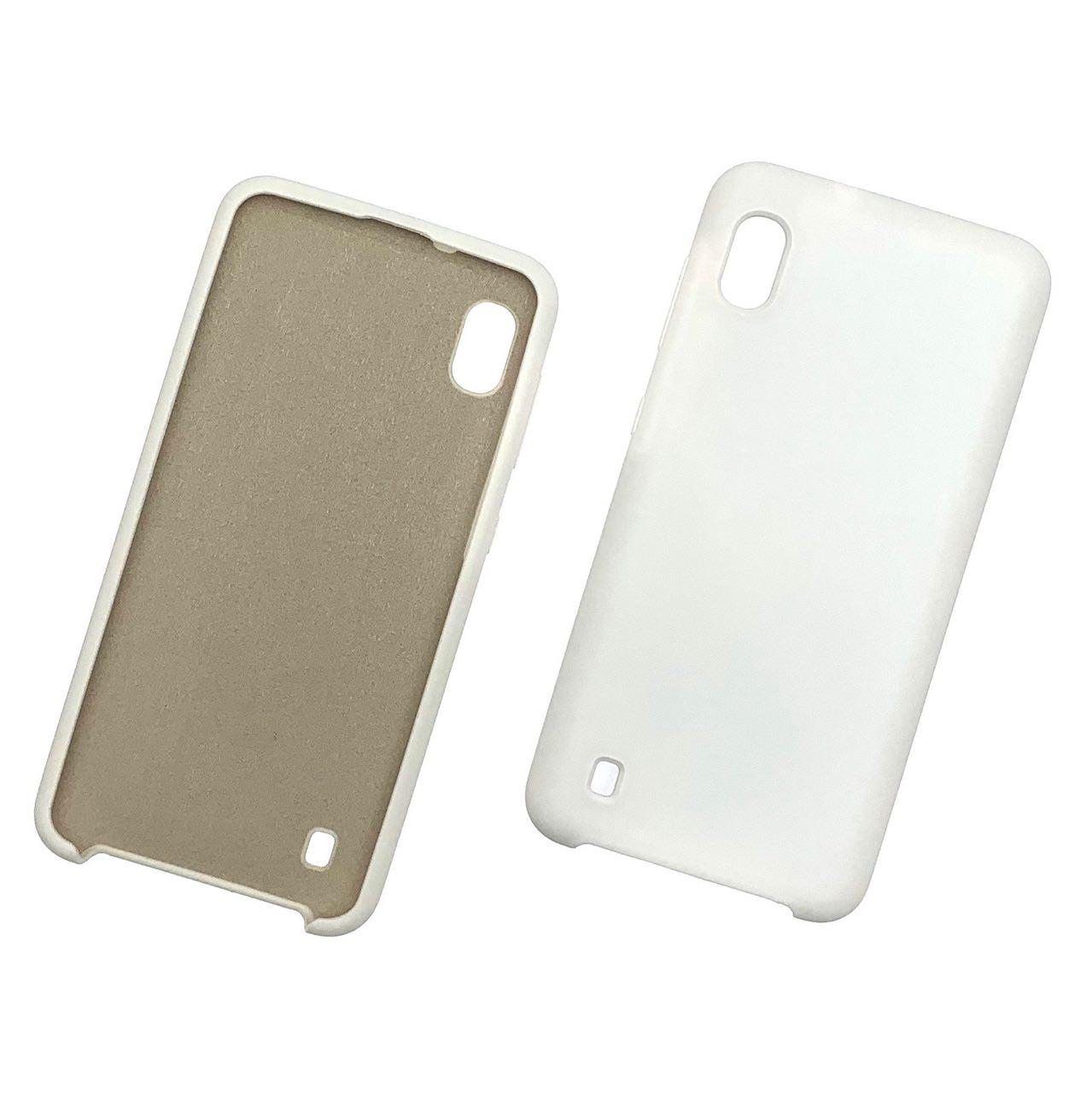 Чехол накладка Silicon Cover для Samsung A10 2019 (SM-A105), силикон, бархат, цвет белый. Чехол накладка Silicon Cover для Samsung A10 2019 (SM-A105), силикон, бархат, цвет белый.
