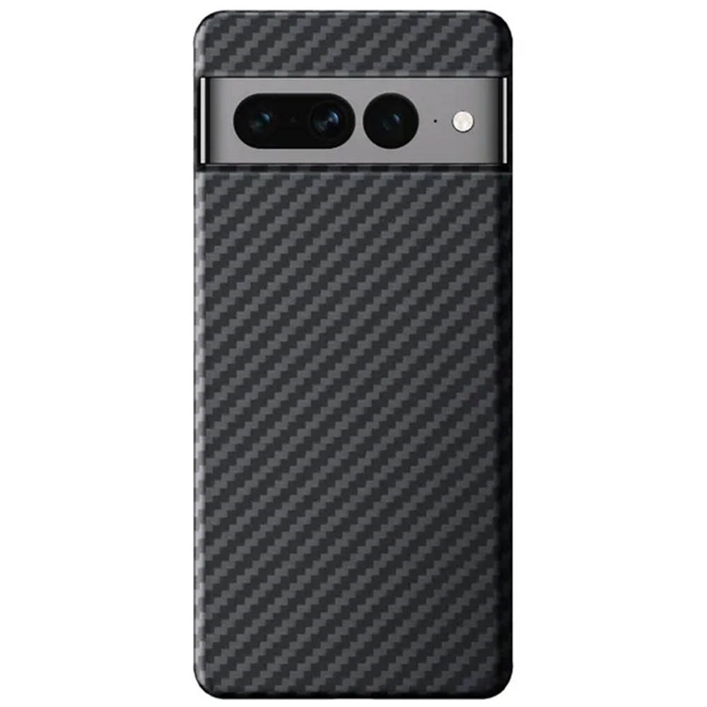 Чехол накладка для GOOGLE Pixel 8, карбон, цвет черный