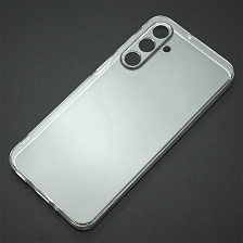 Чехол накладка для SAMSUNG Galaxy A16, защита камеры, силикон, прозрачный