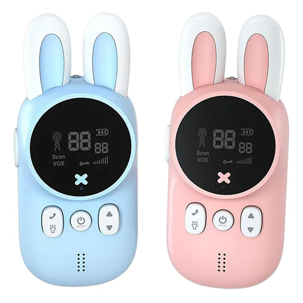 Игровой набор, рации детские Kids Walkie talkies, форма зайчика (-30%)