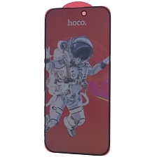Защитное стекло Антишпион HOCO G15 для APPLE iPhone 14 Pro (6.1"), цвет окантовки черный Защитное стекло Антишпион HOCO G15 для APPLE iPhone 14 Pro (6.1"), цвет окантовки черный