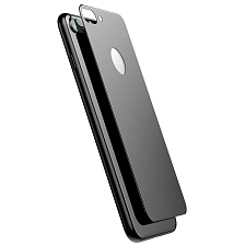 Защитное стекло для APPLE iPhone 7 Plus, iPhone 8 Plus, на заднюю сторону, цвет черный.