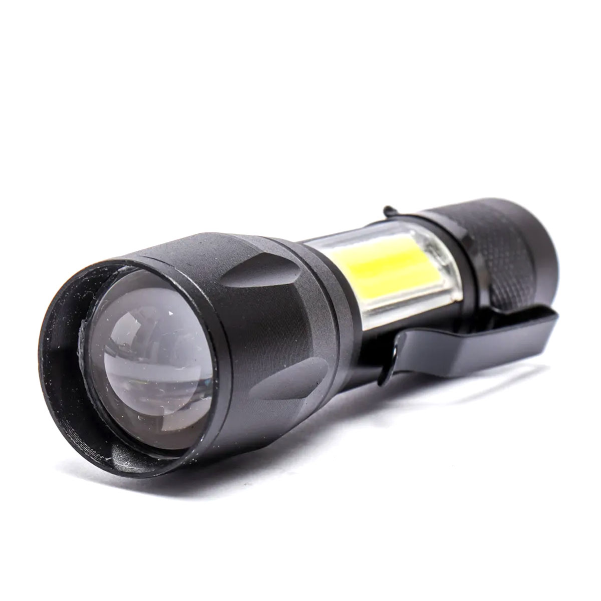 Фонарь ручной светодиодный XPE-513, металлический, цвет черный