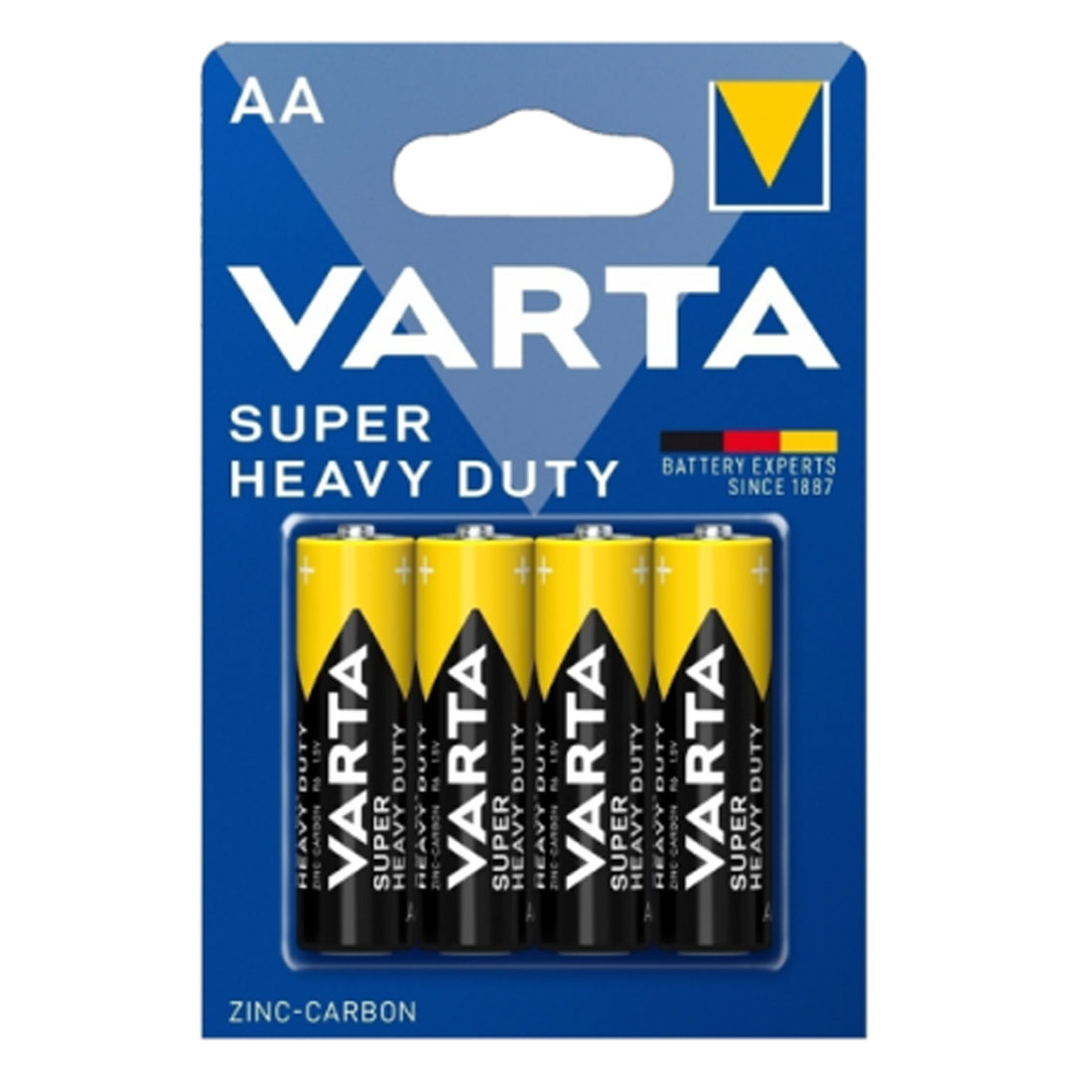 Батарейка VARTA SUPER HEAVY DUTY R6 AA BL4 Heavy Duty 1.5V