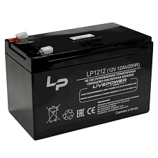 Аккумулятор свинцово кислотный Live Power LP1212, 12V, 12Ah