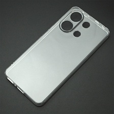 Чехол накладка для XIAOMI Redmi Note 13 4G, защита камеры, силикон, прозрачный