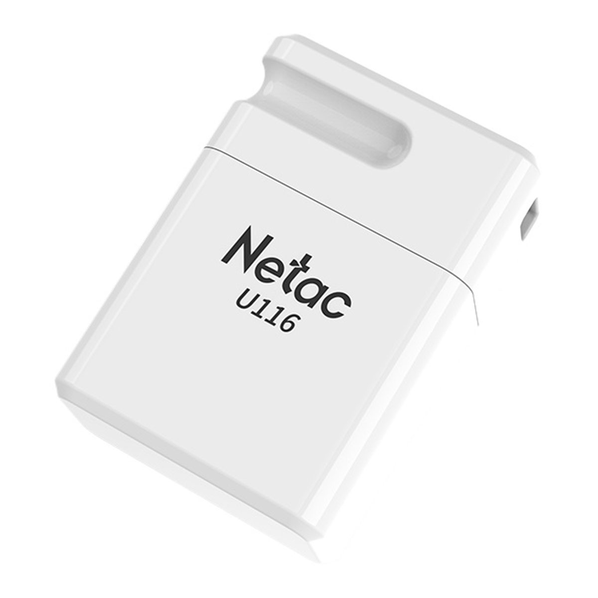 Флешка USB 2.0 64GB NETAC U116 mini, цвет белый