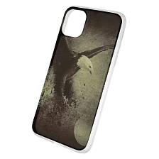 Чехол накладка для APPLE iPhone 11 2019, силикон, рисунок орёл.