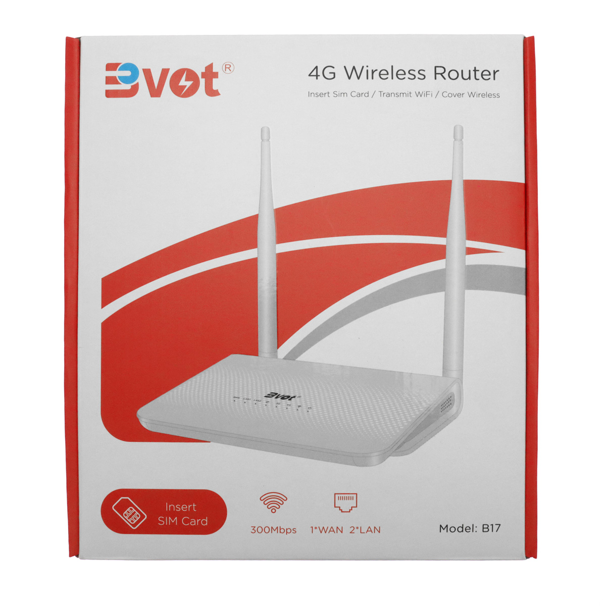 3G, 4G, LTE модем, Wi-Fi роутер, маршрутизатор Bvot B17, цвет белый