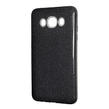 Чехол накладка Shine для SAMSUNG Galaxy J5 2016 (SM-J510), силикон, блестки, цвет черный