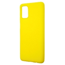Чехол накладка GPS для SAMSUNG Galaxy M51 (SM-515), силикон, матовый, цвет желтый