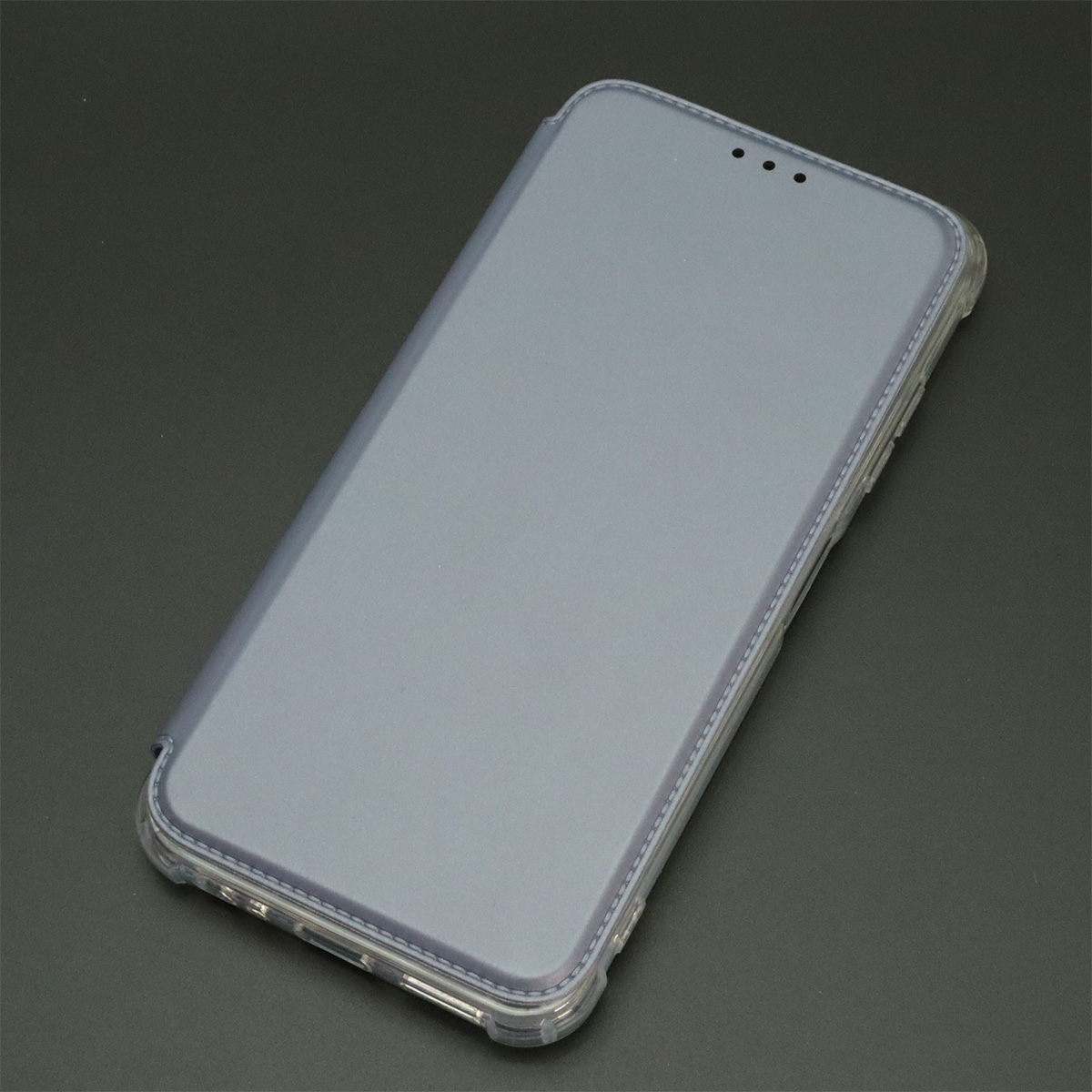 Чехол книжка для SAMSUNG Galaxy A22s 5G (SM-A226B), экокожа, визитница, цвет темно серебристый Чехол книжка для SAMSUNG Galaxy A22s 5G (SM-A226B), экокожа, визитница, цвет темно серебристый