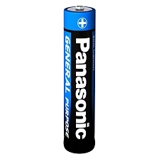 Батарейка PANASONIC GENERAL Purpose R03 AAA Shrink 4 1.5V Батарейка PANASONIC GENERAL Purpose R03 AAA Shrink 4 1.5V