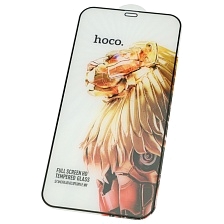 Защитное стекло 5D HOCO G9 для APPLE iPhone 12 Pro Max, цвет окантовки черный Защитное стекло 5D HOCO G9 для APPLE iPhone 12 Pro Max, цвет окантовки черный