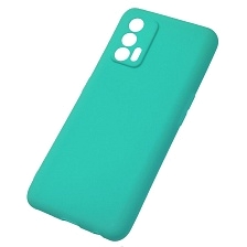 Чехол накладка SOFT TOUCH для Realme GT Neo 8, силикон, матовый, цвет бирюзовый