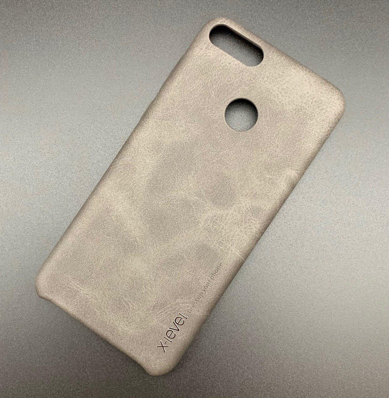 Чехол накладка X-Level VINTAGE для HUAWEI Honor Y9 2018, силикон, цвет коричневый.