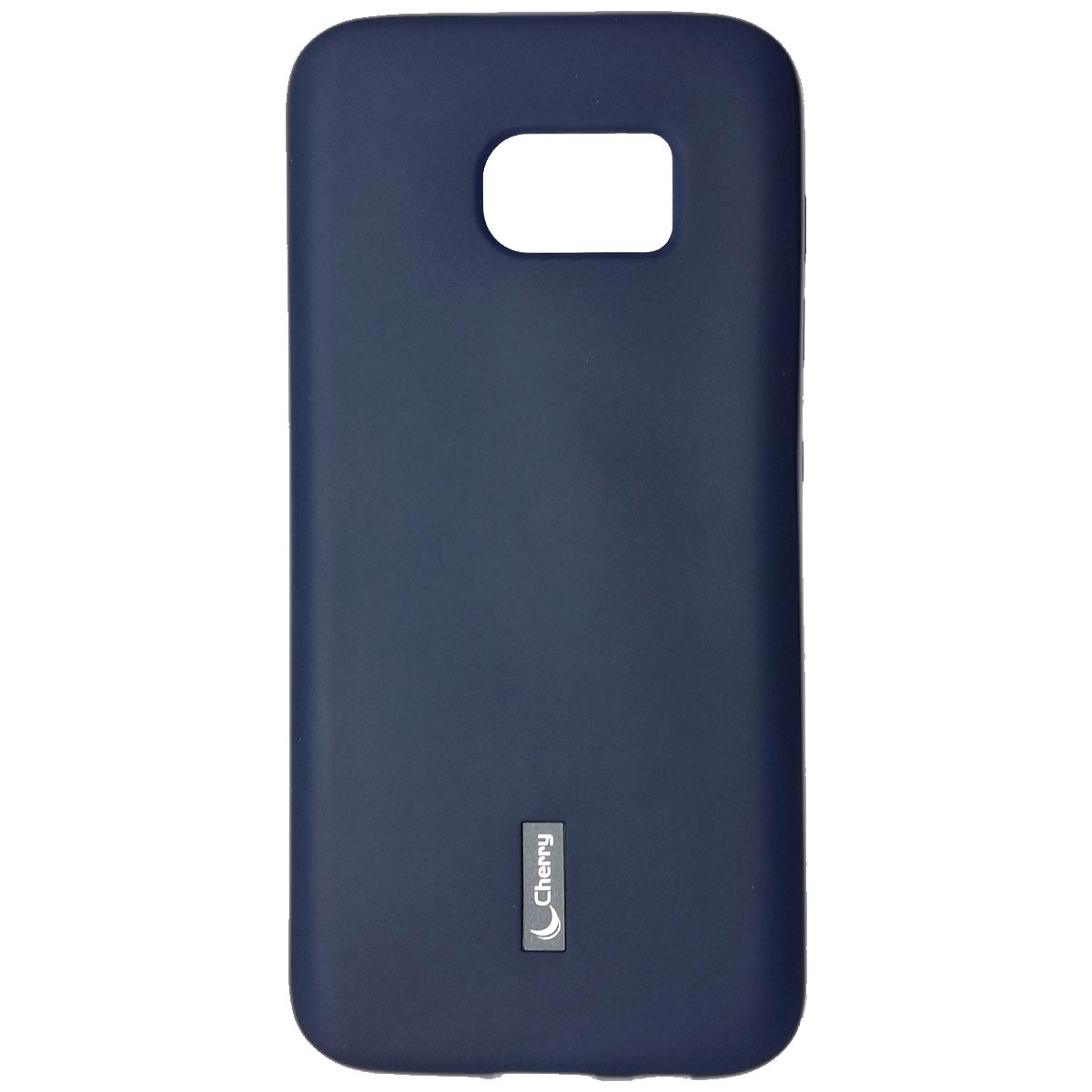 Чехол накладка Cherry для SAMSUNG Galaxy S7 Edge (SM-G935), силикон, цвет синий.