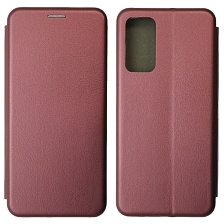 Чехол книжка STYLISH для XIAOMI Redmi Note 12 Pro 4G, экокожа, визитница, цвет бордовый