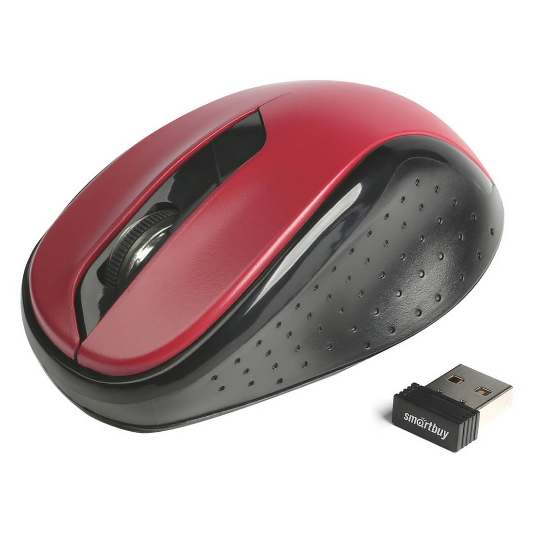 Мышь беспроводная SMARTBUY SBM-597D-R, оптическая, Bluetooth, USB, цвет красный Мышь беспроводная SMARTBUY SBM-597D-R, оптическая, Bluetooth, USB, цвет красный