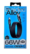 Кабель REMAX Alloy CB23(A-C) USB-A на Type-C, 66W, длина 1.2 метра, цвет черный